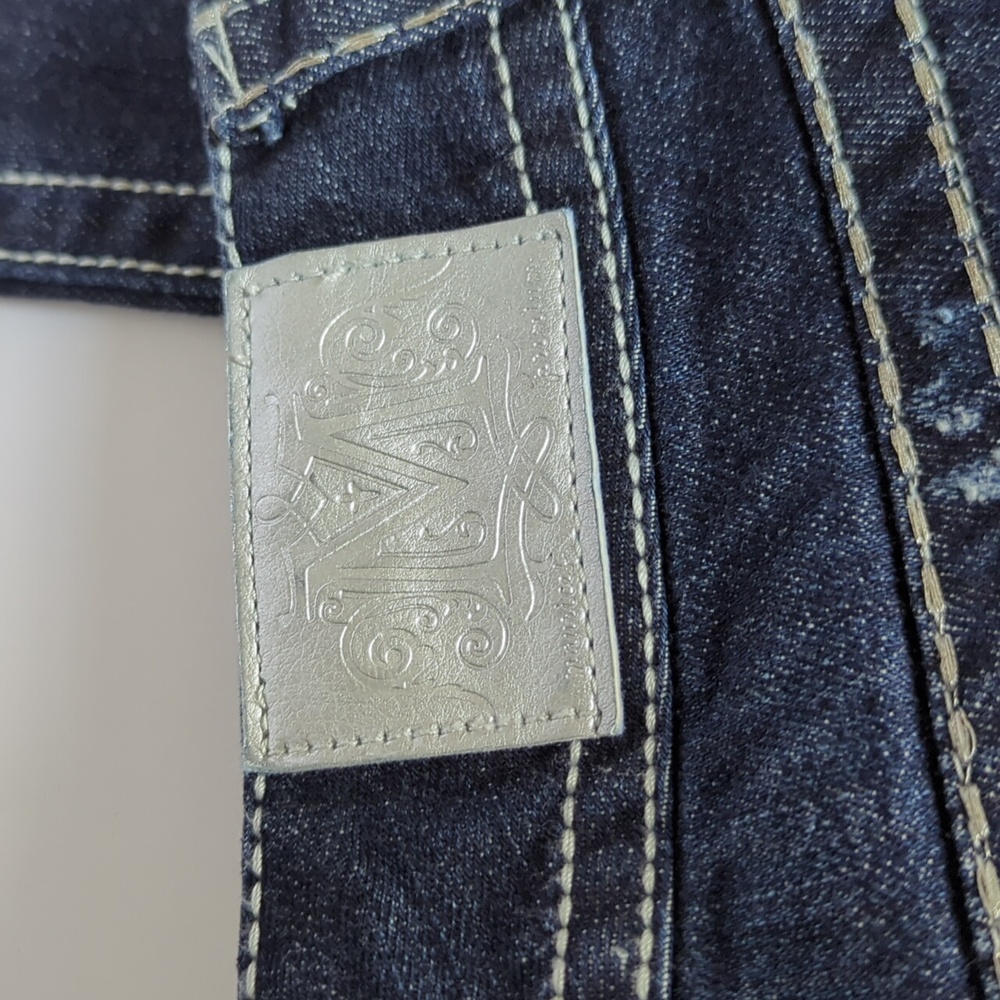 Maurice’s Premium Jeans Women 11/12 Reg Distressed Large Stitching New with Tags - Picture 9 of 13